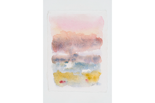 Transported IX, aquarelle sur papier Nujabi, 9x11p.